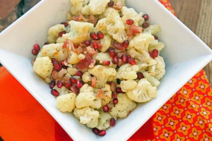 Savory Roasted Cauliflower. Who else wants to help their picky eaters try new foods?